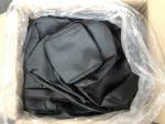 【在庫整理特価1セットのみ】2011ｙ/2月−　2012ｙ/2月車両　ジープ　ラングラー　ディーラー車　専用設計　レザーシートカバーセット　【ブラック】【EURO-LUXタイプ】　