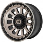 07���ݡ������ס���󥰥顼��17��������ۥ����롡��XD856 Omega 17x9��Black/Bronze�ۢ�����ñ��