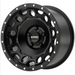 07���ݡ������ס���󥰥顼��17��������ۥ����롡��KM529 Holeshot Satin Black Wheel�ۢ�����ñ��