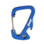 オフィシャル　Jeep 　カラビナ 　ブルー