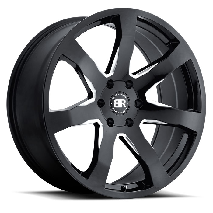 07y－ ジープ ラングラー 18インチ ホイール 【GLOSS BLACK W/MILLED