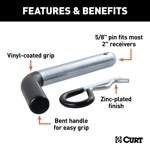 �����ʡ�CURT���� �ȥ졼�顼���ҥå��ԥ� ������(ľ��)mm��16mm��2������ѡ�