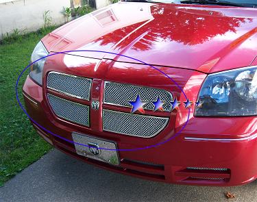 USグリル 07-11 2011年ダッジニトロステンレスメッシュグリルインサート For 07-11 2011 Dodge Nitro Stainl Fits 2007-2011 Dodge Nitro Main Upper Stainless Chrome Mesh Grille Insert |  eBay