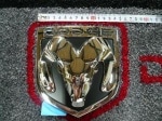 ダッジ　ラム　純正　ラムヘッドロゴ　超特大エンブレム　【DODGE付】|ダッジ・エンブレム|ダッジ　グッズ・アクセサリー