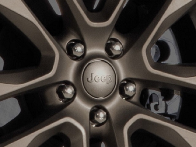 ジープ 純正 Jeepロゴ センターキャップ 63mmサイズ 【ブロンズ 