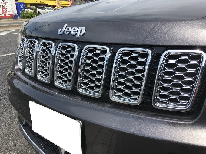 16y－ ジープ グランドチェロキー 純正 フロント ハニーコンボ グリル
