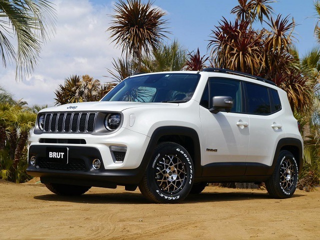 15y ジープ レネゲード ホイール ディーラー車 車検対応 Brut 16インチ ミルドマシンブラック １本単価 ダッジ ジープ クライスラ アメ車の専門店 充実のカスタムとサポートをご提供します パーツ通販可能です 自社輸入にて迅速にお取り寄せ可能です