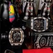★受注限定生産のみ ★(特注品=納期2〜3週間程度 要確認)★リシャールミルRM055バッバワトソン自動巻き(カーボン ボディ&ダイヤモンド仕様 5種類より選択可(最高ランク改造品)分解清掃済み