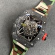 ★受注生産のみ★(納期2〜3週間程度 要確認)★リシャールミルRM035-01(非スケルトン)フォージットカーボン混合素材使用(迷彩ラバー仕様)ラファエル・ナダル自動巻き(最高ランク改造品)分解清掃済み