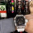 ★(コスパ最高)★受注生産のみ★(納期2〜3週間程度 要確認)★リシャールミルRM035(Americas シルバー)ダイヤベゼル仕様/ラファエル・ナダル自動巻き(最高ランク改造品/4種類より選択可)分解清掃済み
