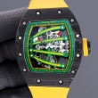 ★超希少 受注限定生産のみ ★(特注=納期3〜4週間程度 要確認)★リシャールミルRM59-01 ヨハンブレイク(ブラック&グリーン)手巻き(NTPT ®カーボン素材 3種類より選択可)本当のトゥールビヨン ムーブ搭載(最高ランク改造品)分解清掃済み