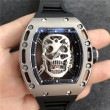 ★超希少品 受注限定生産のみ ★(特注=納期3〜4週間程度 要確認)★リシャールミル手巻きRM052 Skull(本物チタン製/本当のトゥールビヨン ムーブ搭載(最高ランク改造品)分解清掃済み