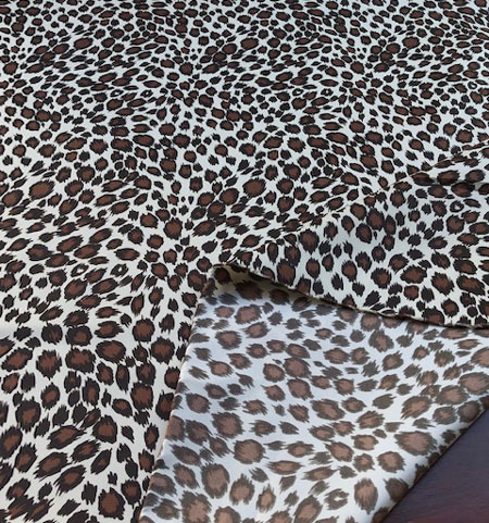 ポリエステルヒョウ柄プリント 5522SAI | 生地の通販サイト『岩瀬商店』