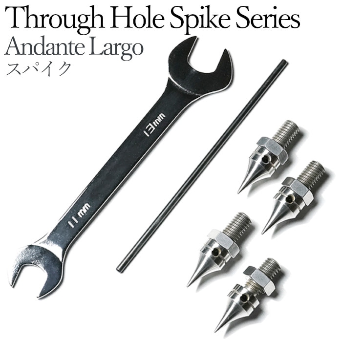 M6、M8、M10は1~2営業日で出荷」Andante Largo Through Hole Spike TS