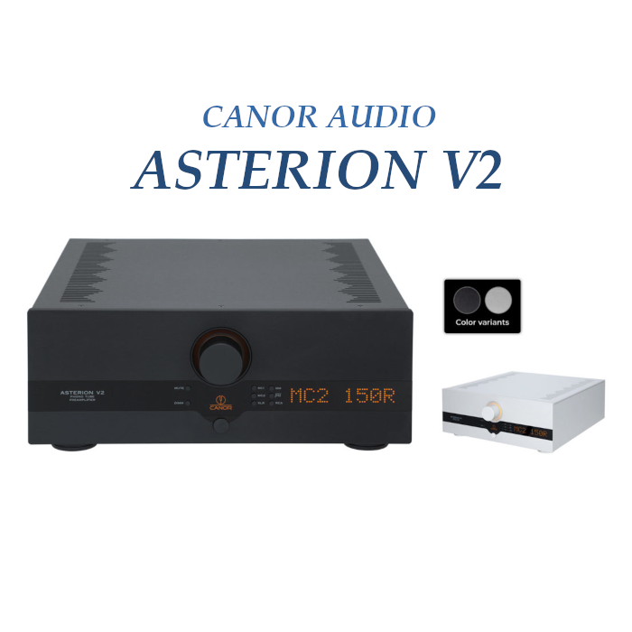 CANOR AUDIO ASTERION V2 ブラック、シルバー フォノイコライザー