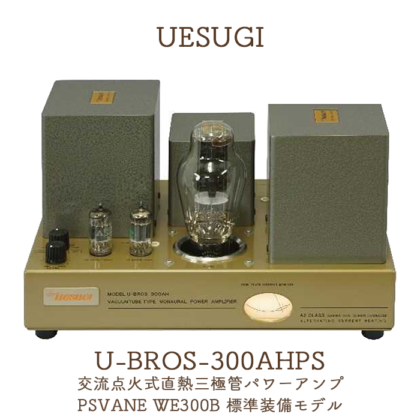 UESUGI U・BROS-300AHPS 交流点火式直熱三極管パワーアンプ