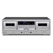 TEAC W-1200 シルバー ダブルカセットデッキ W-1200-S