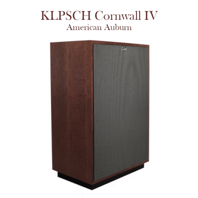 Klipsch Cornwall IV アメリカンオーバーン 1本 3ウェイ、バスレフ型