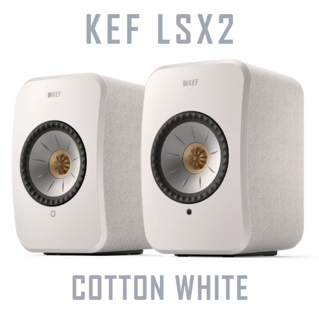 在庫有」KEF LSXⅡ コットンホワイト ペア ワイヤレス HiFi スピーカー