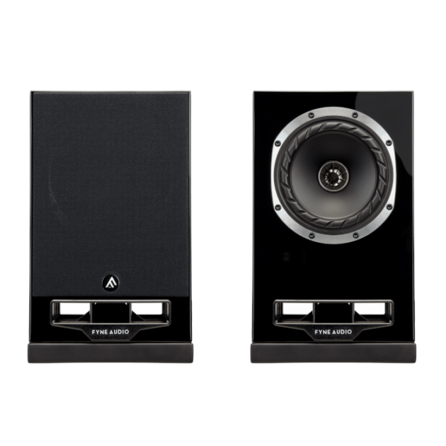 新品同様 FYNE AUDIO F5S ペア 同軸ブックシェルフスピーカー FYNE AUDIO F5S ピアノグロスブラック ペア 2way・同軸ブックシェルフ