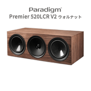 Paradigm PREMIER 520LCR v2 ウォルナット 1台 4ドライバー・3ウェイ・密閉型LCRスピーカー【2026年9月20日発売】