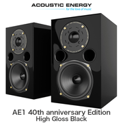 ACOUSTIC ENERGY AE1 40th anniversary Edition ハイグロス・ブラック ペア 2ウェイ バスレフ型ブックシェルフスピーカー AE57-01BLACK