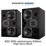ACOUSTIC ENERGY AE2 40th anniversary Edition ハイグロス・ブラック ペア ブックシェルフスピーカー AE57-02BLACK【数量限定品】