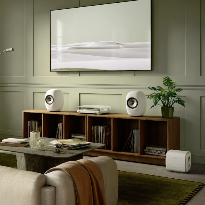 �ֺ߸�ͭ��KEF LS LUXE �ߥͥ��ۥ磻�� �ڥ� �磻��쥹HiFi�����ƥ��֥��ԡ����� LS LUXE MIN WHITE��2026ǯ8��25��ȯ��ͽ���