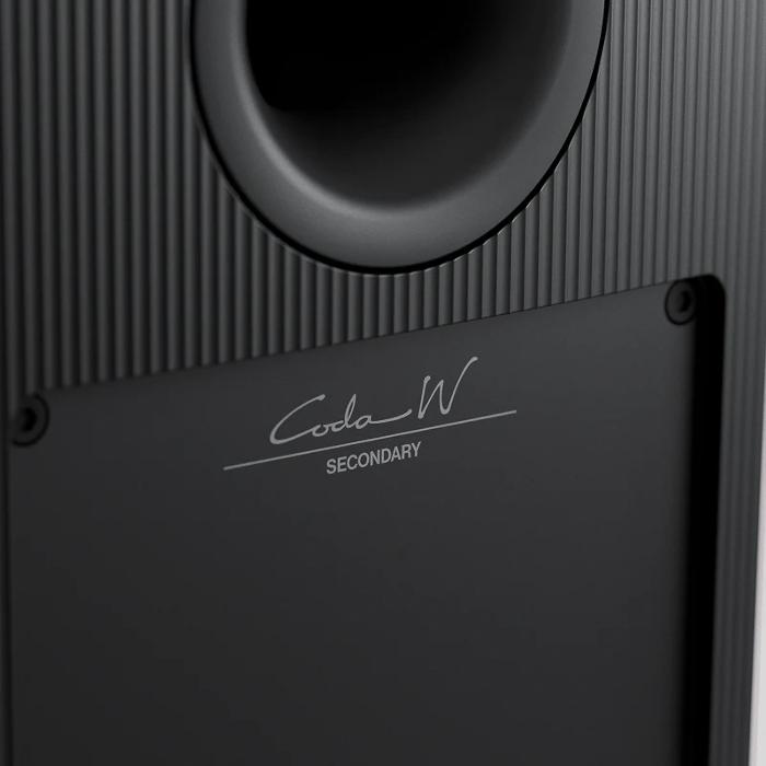 �ֺ߸�ͭ��KEF Coda W �����������˥��� �ڥ� �����ƥ��֥��ԡ����� CodaW DARK TITANIUM