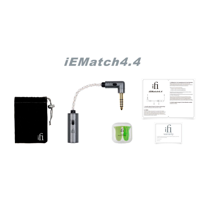 iFi audio iEMatch 4.4 �إåɥۥ󡦥���ۥ��� 4.4mm�б������åƥ͡�����������͢���ʡ�