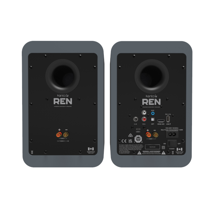 KANTO AUDIO REN �ޥåȥ��졼 �ڥ� �����ƥ��֥��ԡ����� RENMG-MATTEGREY