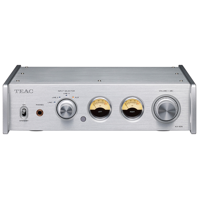 TEAC AX-505 アンプ シルバー リモコン付 TEAC AX-505 シルバー ステレオプリメインアンプ AX-505-S | アンプ