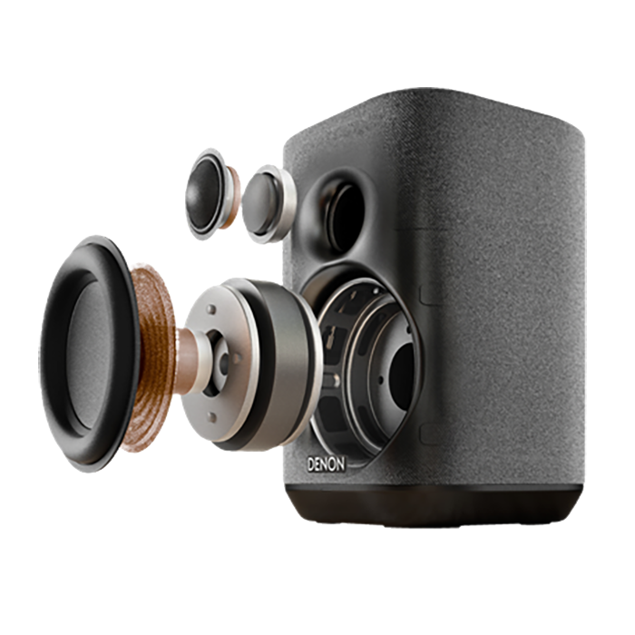 DENON HOME 150 �֥�å�,�ۥ磻�� 1�� �磻��쥹 HiFi ���ԡ����� DENONHOME150K,DENONHOME150W