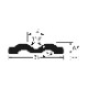�ֺ߸�ͭ��Andante Largo SD-3 �֥�å�/4�� ���ѥ������� Solid Mount SD-3/B4