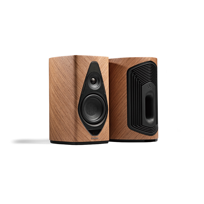 Sonus faber DUETTO ウォールナット ペア 2ウェイ 2スピーカーバスレフ