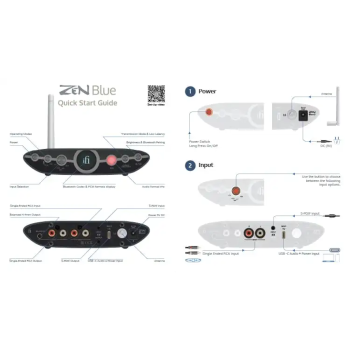 iFi audio ZEN Blue 3    Blutoothȥ󥹥ߥå & 쥷С  ͢ʡZEN Blue3