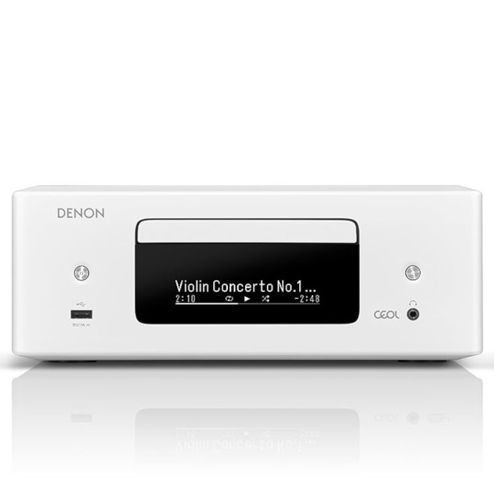 �ֺ߸�ͭ��DENON RCD-N12 �ۥ磻�� �����륤���󡦥ͥåȥ���쥷���С� RCDN12W