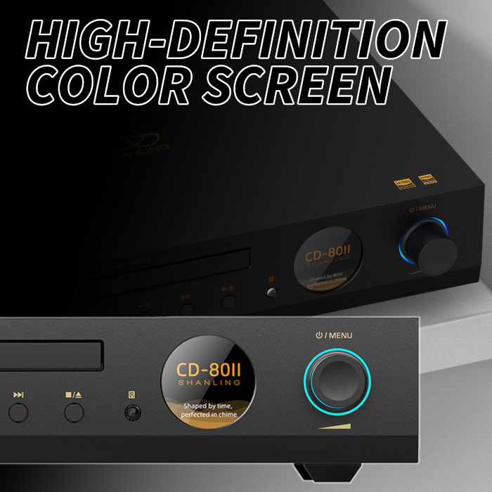 �ֺ߸�ͭ��SHANLING CD80 II �֥�å� ����ѥ��ȥǥ����ȥå�CD�ץ쥤�䡼 CD80-2BLACK 