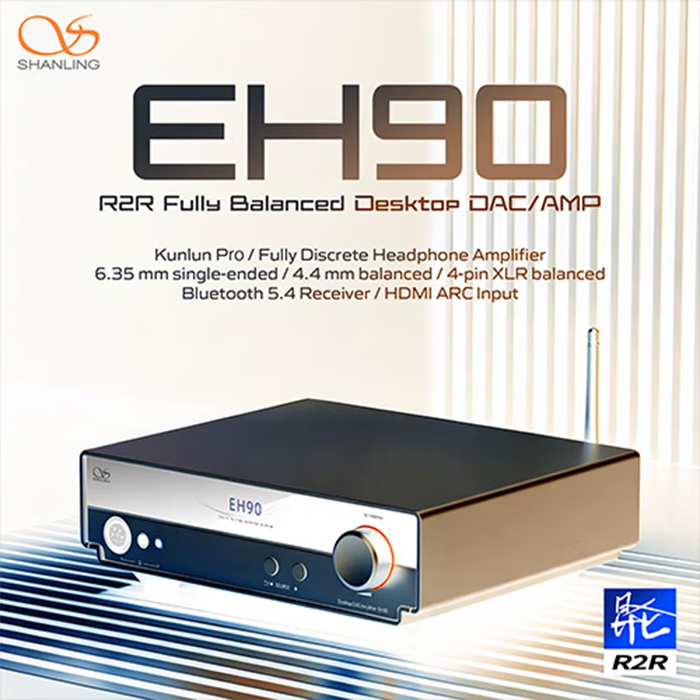 SHANLING EH90 �֥�å� 1�� R2R�ե�Х�󥹥ǥ����ȥå�DAC/AMP EH90-BLACK