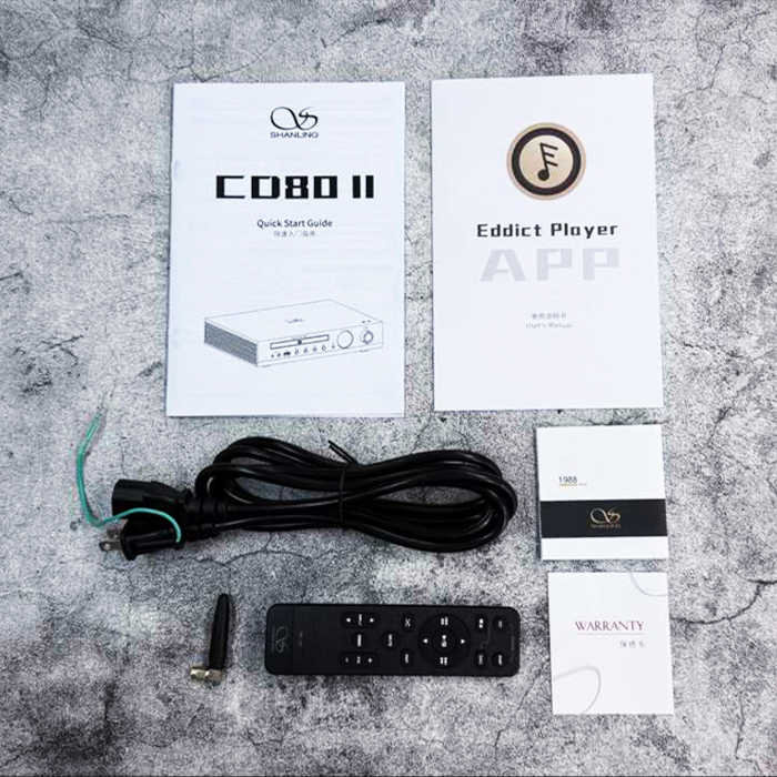 SHANLING CD80 II ����С� ����ѥ��ȥǥ����ȥå�CD�ץ쥤�䡼 CD80-2SILVER