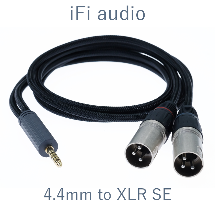 在庫有」iFi audio 4.4 to XLR cable SE 4.4mm- 3pin XLRオス x