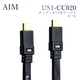 AIM US1-CC020 1�� 2.0m �����ǥ���USB�����֥� C��C [SHIELDID] ��2026ǯ5��27��ȯ���