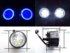 LEDイカリングフォグランプ エクストレイル T31 青