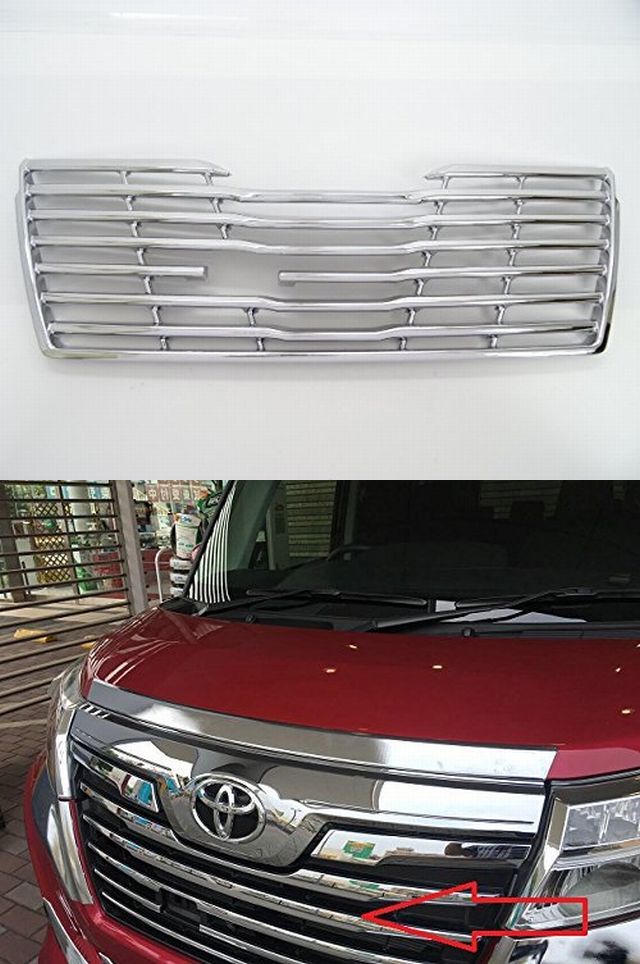 トヨタ ルーミー スバル ジャスティ 900/910系 メッキ フロントグリル