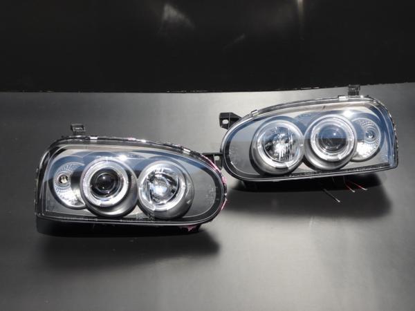 vw ゴルフ3 ヘッドライト　イカリング 国内発送】 ヘッドライト イカリング vw ゴルフ3 パーツ - パーツ