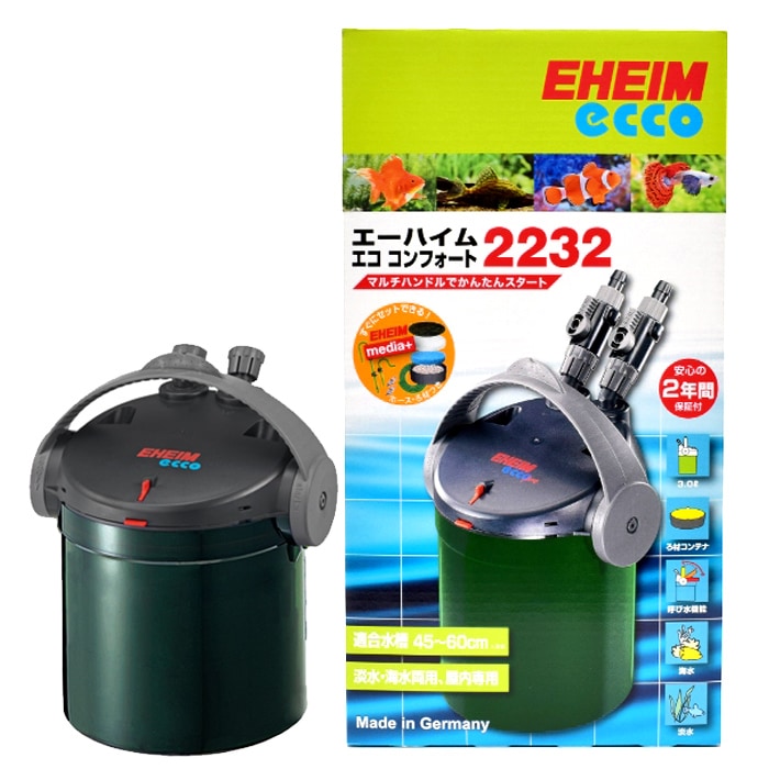 エーハイム エコ コンフォート 2232 外部フィルター ろ材付き