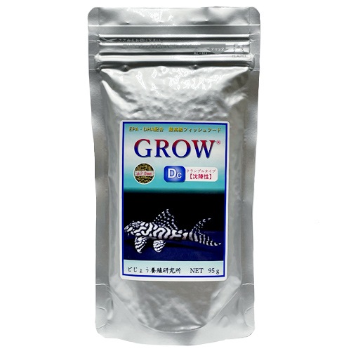 どじょう養殖研究所 GROW グロウ Dc 95g 沈降性 クランブルタイプ φ2