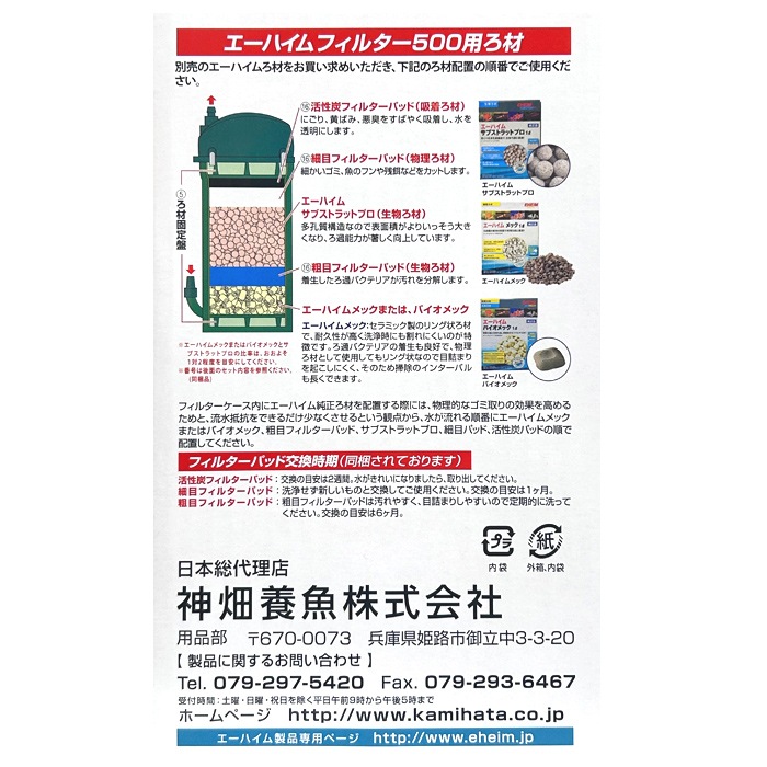 �����ϥ��� 500 �ե��륿�� (��������:60Hz) ������ �����ե��륿�� 2213820 ����