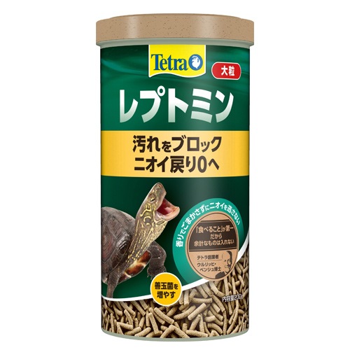 テトラ レプトミン 大粒 200g かめのえさ 浮上性 ニオイブロック