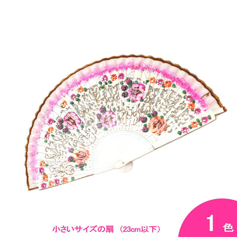 フラメンコ | ピンクのバラのペイントアバニコ (22.5cm・片面張り